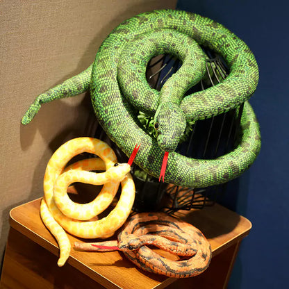 Python-Schlangen-Plüschtier, lustiges Geschenk für Freunde