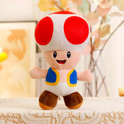 Dookilive Fun Plüsch-Puppe im Mario-Charakter-Design als Geschenk für Freunde