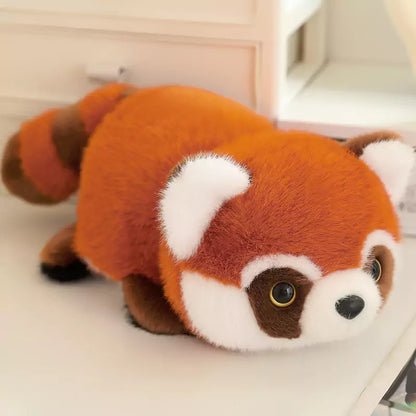 Red Panda Flip Giant Panda Plush Toy Birthday Gift for Kids