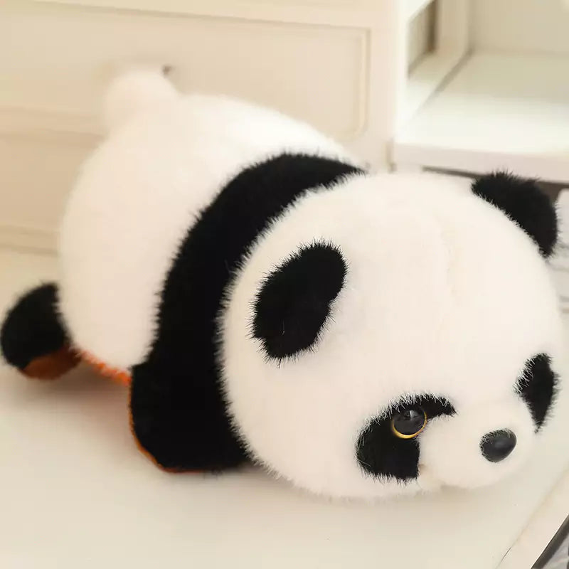 Red Panda Flip Giant Panda Plush Toy Birthday Gift for Kids