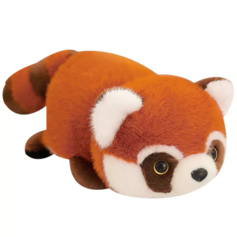 Red Panda Flip Giant Panda Plush Toy Birthday Gift for Kids