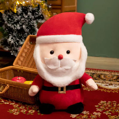 Anta Claus Snowman Christmas Deer Stuffed Animal Innovation Cute Christmas Gift for Girlfriend Dookilive