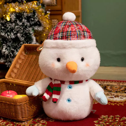 Anta Claus Snowman Christmas Deer Stuffed Animal Innovation Cute Christmas Gift for Girlfriend Dookilive