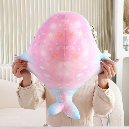 Whale Plush Toy Starry Sky Pattern Gift for Friends