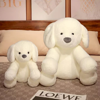 Dookilive suave lindo perro en cuclillas relleno muñeca regalo de cumpleaños para bebé