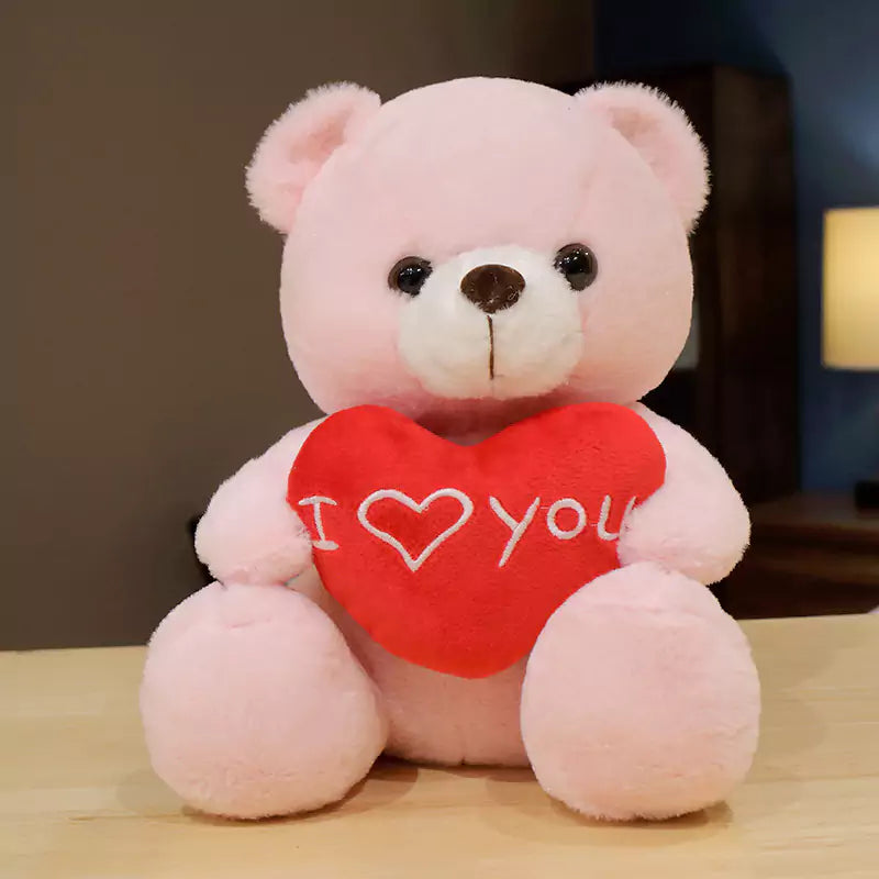 Pink bear with love