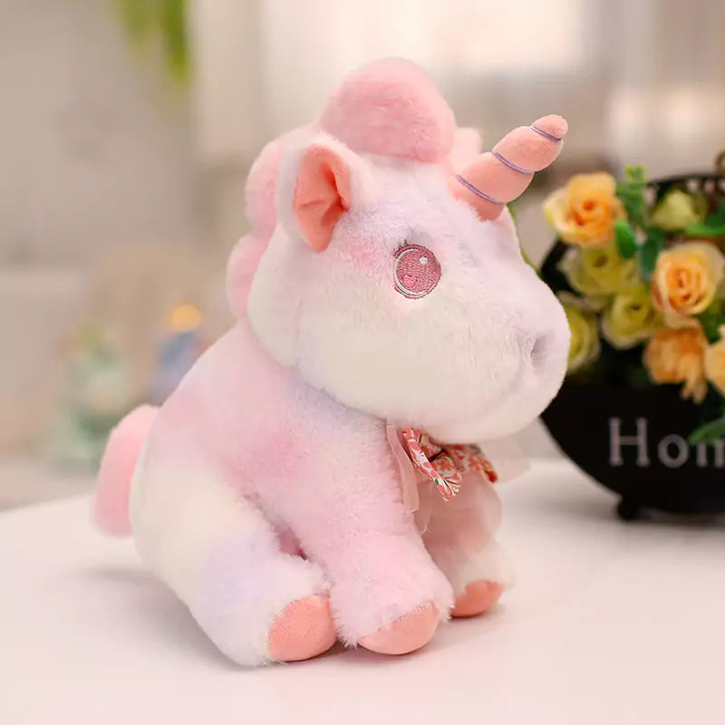 pink unicorn plush stuffed toy