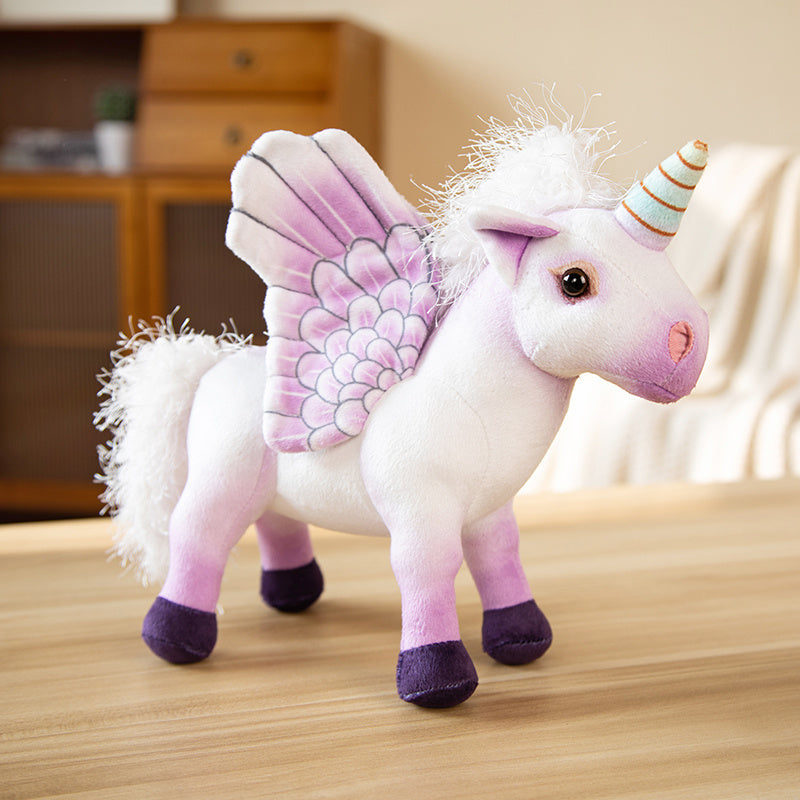 purple winged unicorn stuffed animal