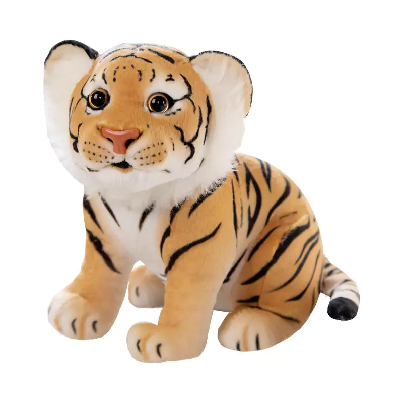 simulated plush stuffed tiger doll