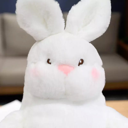 Dookilive 白くて太ったウサギのぬいぐるみはガールフレンドへの誕生日プレゼントに最適です