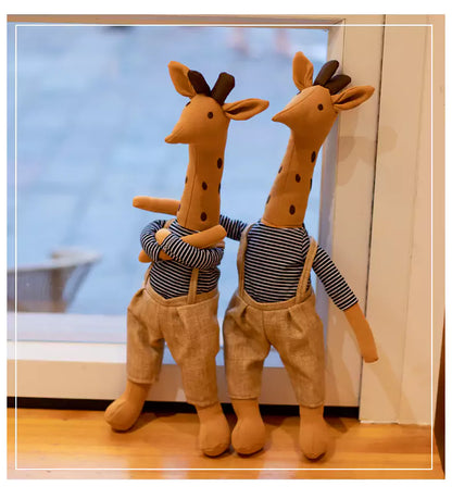 Dookilive Cotton and Linen Giraffe Doll