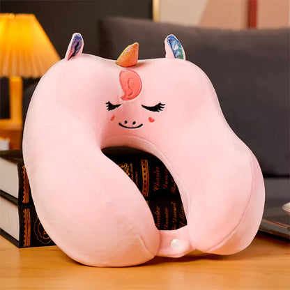Dookilive Cartoon Animal Neck Pillow Nap Pillow