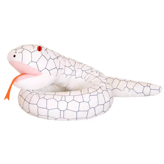 white python stuffed animal doll